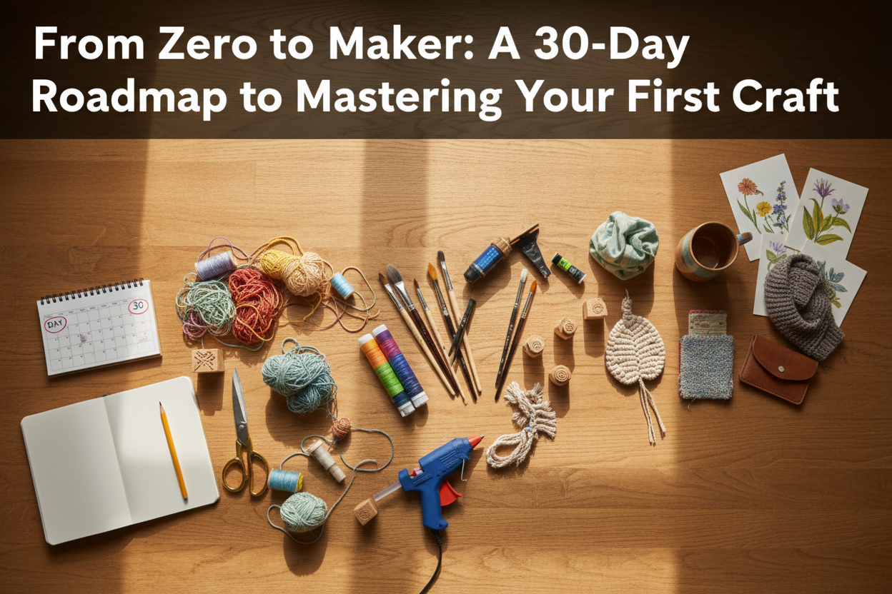 From Zero to Maker: A 30-Day Roadmap to Mastering Your First Craft