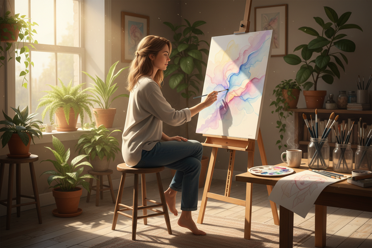 Mindfulness and Art: How Painting Can Reduce Anxiety