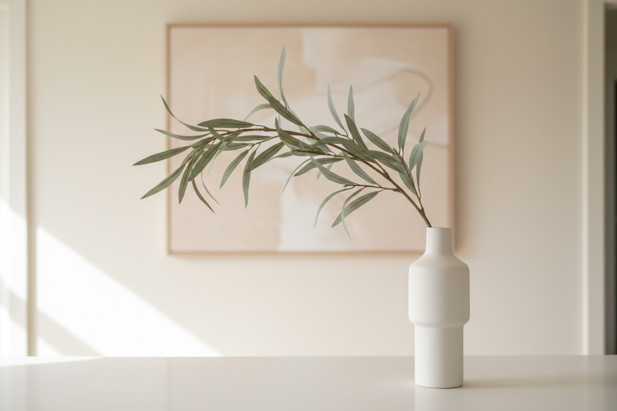 Minimalist Greenery: How to Style a Single Statement Faux Branch