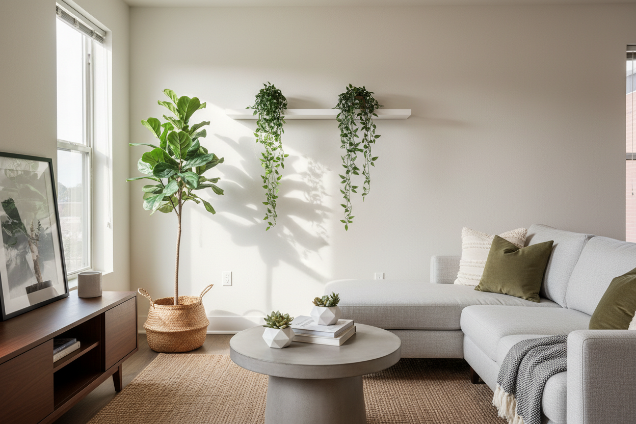 Rental-Friendly Decor: Using Artificial Plants to Transform Your Space Without Damage