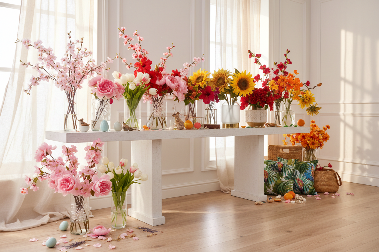 Seasonal Home Decor: Transitioning from Spring to Summer with Silk Flowers
