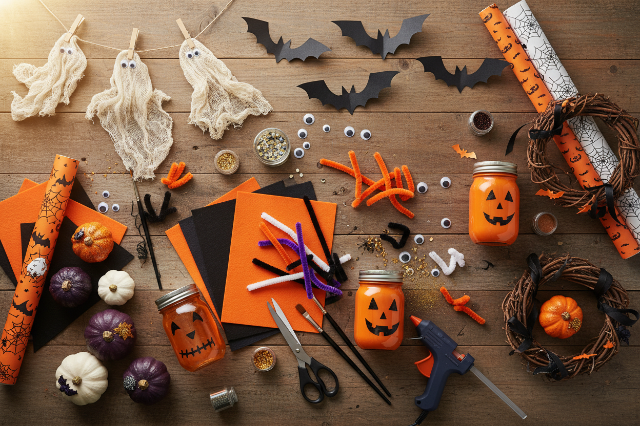Spooky DIY: Halloween Decor Ideas Using Craft Supplies