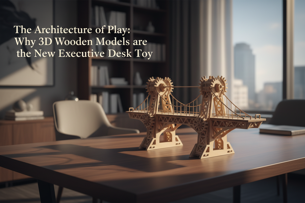 The Architecture of Play: Why 3D Wooden Models are the New Executive Desk Toy