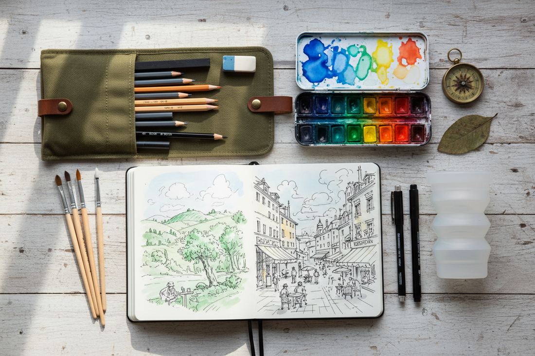 Top 5 Sketching Supplies Every Traveling Artist Needs