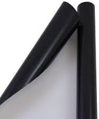 Anderson's Black Shiny Metallic PVC Roll: 47" x 100' Flame-Resistant Event Decor for Weddings, Parties, Photo Booths, Gift Wrap, Table Covers, Backdrops, Crafts & Holiday Decorations