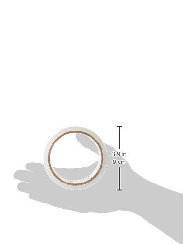 BookGuard 1.5 Inch Transparent Bookbinding Tape, Ideal for Book Repair and Library Supplies, Stretchable and Clear - 15 Yards Librarian Tape Clear