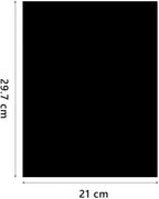 A4 Origami Paper Black 100 Sheets, 8.27×11.7 inch Double Sided Color Easy Fold Big Origami Paper A4 Colored Copy Papers Thin 70gsm for Beginners, DIY handwork Art and Craft Projects (210 x 297 mm)