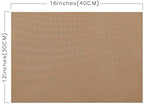 3 Pack PTFE Teflon Sheet 12 x 16" and 3 Rolls 10mm X 33m Heat Resistant Sublimation Thermal Tape for Heat Press Transfer,Non Stick Paper Reusable Craft Mat,Protects Iron,for Machines