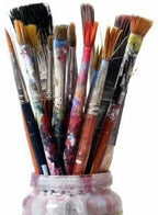 Green Piece® Paint Brush Cleaner and Restorer for Art Paint Brushes - 100% Natural - Non-Toxic - Wet or Dry Paint - No Chemicals - Oil or Acrylic Paints, Wood and Metal - Amazing Power - 18 Oz