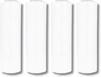 PSBM White Stretch Wrap, 15 Inch x 1476 Feet, 8 Pack, Tinted Pre-Stretched Shrink Wrap Film for Moving, Packaging, Pallet Wrapping
