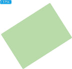 PATIKIL A4 Size Guided Reading Sheet, 5pcs Correction Lighting Gel Filter Colored Overlay Transparent Color Film for Classroom Photo Studio, Grass Green
