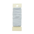 HAHIYO 22Gauge White 1Roll Total 38Yards(115Feet) Metal Floral Wire Flexible Paddle Wire Florist Wire Garden Wire for Crafts Christmas Wreaths Tree Flower Arrangement Bouquet Wrapping Wedding DIY