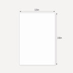 10 Pack Backing Boards, 13x19 Uncut White Mats Matboards, Acid-Free Backerboards for Art Prints, Ideal for Photos, Pictures, Prints, and Frames