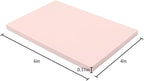 SGHUO 8pcs 4"x6" Rubber Carving Blocks, Soft Linoleum Block for Printmaking, Rectangle Linocut Blocks Stamp Carving Tools, Easy Cut Lino Blocks Crafts Making Kit (Pink)