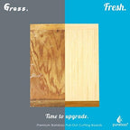 Pureboo Premium Bamboo Pull-out Cutting Board - 8 Different Sizes to Fit Most Standard Slots 13.75"W x 22"D x 3/4"H