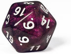 7-Die DND Dice Set Polyhedral Dice Set with a Leather Bag, D&D Dice Set for Dungeons and Dragons, RPG Table Games (T/Purple)