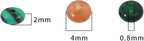 Natural Mix Colored Disk Stone Beads 4x2mm 160pcs Rondelle Loose Semi Gemstone Beads for Jewelry Making Design