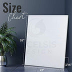 White Foam Board 22 x 28 x 3/16" (5mm) Inch, 15 Pack Acid-Free Foam Core Poster Board Sheets for Art, Crafts, Presentation, Vision Board, Signboard, and Party Decorations