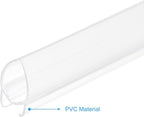 MECCANIXITY PVC Poster Hanger Rail Poster Strip Bar 110cm/43inch Clear with Clips for Poster, Map, 4 Set