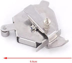 Bequilter Upgraded Multifunctional Magnetic Seam Guide for Sewing Machines, Adjustable Sewing Guide for Precise Stitching, Universal Sewing Supplies and Accessories (Silver)
