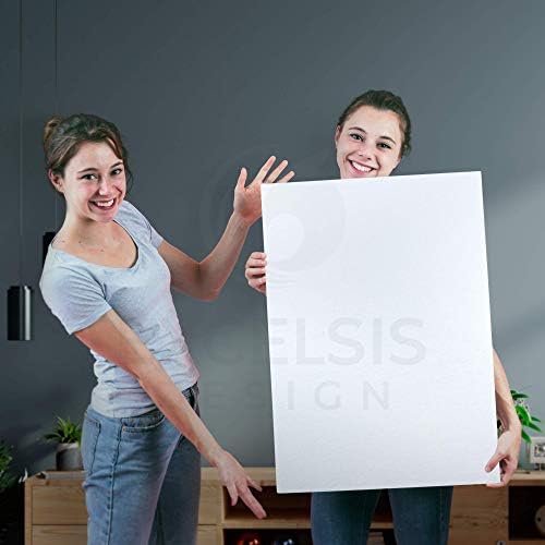 White Foam Board 18 x 24 x 3/16" (5mm) Inch, 15 Pack Acid-Free Foam Core Poster Board Sheets for Art, Crafts, Presentation, Vision Board, Signboard, and Party Decorations