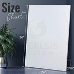 White Foam Board 24 x 36 x 3/16" (5mm) Inch, 15 Pack Acid-Free Foam Core Poster Board Sheets for Art, Crafts, Presentation, Vision Board, Signboard, and Party Decorations