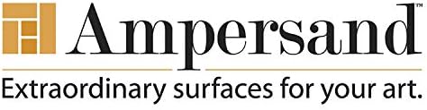 Ampersand Art Supply Unprimed Basswood Artist Panel, 1-1/2" Cradled Profile, 10"x20"