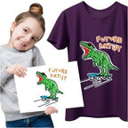 NuFun Activities Printable Iron-on Heat Transfer Paper for T Shirts, Dark Fabrics, 25 Sheets 8.5 x 11 inch, Long Lasting, Durable, Professional Quality, Easy DIY, Non-Toxic, Made in The USA