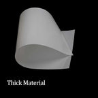 EGOSKY 10 Sheets 10 mil Mylar Sheet 12 x 24 inch Milky Translucent Plastic Blank Stencil, Make Your Own Stencil Template Material