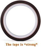 3 Pack PTFE Teflon Sheet 12 x 16" and 3 Rolls 10mm X 33m Heat Resistant Sublimation Thermal Tape for Heat Press Transfer,Non Stick Paper Reusable Craft Mat,Protects Iron,for Machines