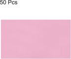 MECCANIXITY 50 Sheets Pink Heat Reactive Foil, 20x29cm Toner Reactive Foil Transfer Sheets for Crafts, Gift Wrapping, Decorative Projects