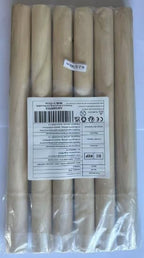 Wooden Dowel Rods Wood Dowels for Crafts, 6 PCS 1 x 12 Round Wooden Sticks for Crafts, Thick Macrame Dowels, Unfinished Hard Wood Sticks for Crafting, Arts and DIYers, Closets and Wedding
