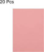 MECCANIXITY Colored Vellum Paper, 20 Sheet Light Pink Transparency 11.7 x 8.2 Printable Vellum Paper, Translucent Vellum Sheets for Printing Wedding Invitations, Ink Jet Laser Printer