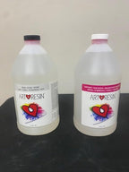 ArtResin - Epoxy Resin - Clear - Non-Toxic - 1 gal (0.5 gal Resin + 0.5 gal Hardener) (3.78 L)