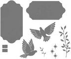 2025-2026 Stamps and Dies for Card Making, Stamps and Dies Set 2025 for Christmas and Halloween, Die Cut DIY Various Festivals Album Scrapbooking Birthdays Greeting Card (M4299)
