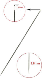 Marcobrothers 10" Professional Upholstery Large Eye Long Needle Easy to Thread, Hand Sewing Needle. (10 inch)
