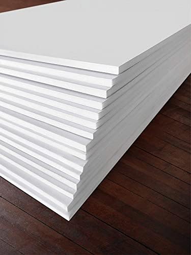 White Foam Board 22 x 28 x 1/8" (3mm) Inch, 15 Pack Acid-Free Foam Core Poster Board Sheets for Art, Crafts, Presentation, Vision Board, Signboard, and Party Decorations