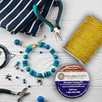Mandala Crafts 1.5mm 109 Yards Lavender Cotton Waxed Cord for Jewelry Making Bracelet Cord Waxed String - Beading String Thread Jewelry Cords for Necklaces String