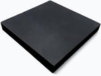 MIKMAYTOO Rubber Bench Block Jeweler's Rubber Bench Block Rubber Stamping Block for Hammering, Shaping, Chasing, Flattening Metals (100 * 100 * 15mm)