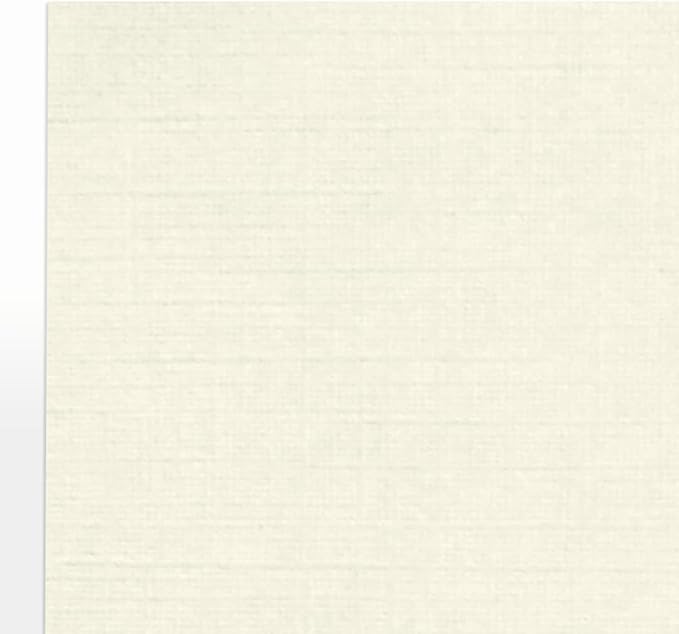 LUXPaper 8.5" x 11" Paper | Letter Size | Natural Linen | 32lb Paper Weight (80lb. Text) | 50 Qty