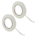 HAHIYO White 0.5Inch Wide Floral Tape, Waterproof Florist Tape Flower Wrap Adhesive Waterproof Decorative Tape for Bouquet Stem Wrapping Flower Arranging and Floral Craft, 2Rolls 200Feet/66Yard Total