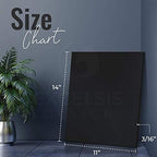 Black Foam Board 11 x 14 x 3/16" (5mm) Inch, 15 Pack Acid-Free Foam Core Poster Board Sheets for Art, Crafts, Presentation, Vision Board, Signboard, and Party Decorations