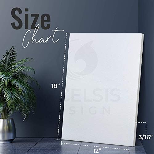 White Foam Board 12 x 18 x 3/16" (5mm) Inch, 15 Pack Acid-Free Foam Core Poster Board Sheets for Art, Crafts, Presentation, Vision Board, Signboard, and Party Decorations