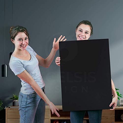 Black Foam Board 8 x 10 x 3/16" (5mm) Inch, 15 Pack Acid-Free Foam Core Poster Board Sheets for Art, Crafts, Presentation, Vision Board, Signboard, and Party Decorations