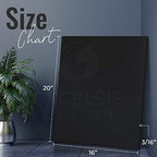 15 Pack Foam Board | Black Foam Board 3/16 Inch Thick Black Core Mat | Backing Board for Presentations, Signboards, Arts, Display and Crafts with Double-Sided Sheet - 16x20 Inches