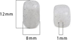 Natural Spectrolite Cuboid Stone Loose Semi Gemstone Beads for Jewelry Making 8mmx12mm 38cm/Strand