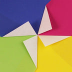 Opret Origami Paper Large, 100 Sheets 20x20cm / 8 inch Large Origami Paper 50 Vivid Colors Single Sided for Arts and Crafts Projects