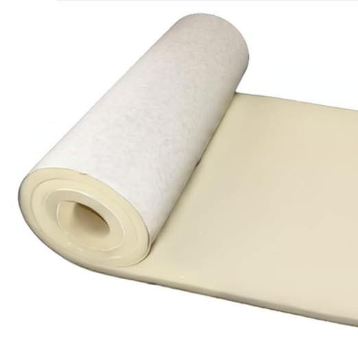 XCEL Foam Roll with Self Adhesive – Beige, 60" x 16" x 1/2" Closed Cell Foam Rubber Water Resistant Padding Sheet – Home, Marine, Garage, Auto Insulation & Cosplay (Beige, 60" x 16" x 1/2")