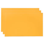 PATIKIL 6x10 Inch Anodized Aluminum Sheet Metal, 3Pcs Laser Plates Engraving Blanks 0.5MM Thin Rectangle for Crafting DIY House Laser Engraving, Yellow