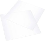 JAPCHET 50 Pcs 12 x 12 Inches PET Blank Stencil Sheets, 10 mil Acetate Sheets, Large Mylar Paper Sheets Template Material, Make Your Own Stencil for Vinyl Cutting Laser Cutting